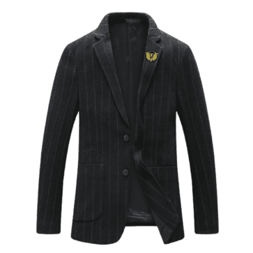 לואי ויטון-LOUIS VUITTON LEATHER JACKET MEN'S - Black Russian