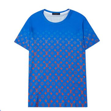 Louis Vuitton-לואי ויטון TSHIRT - Blue & Red