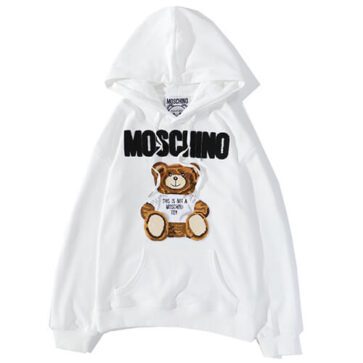 מוסקינו - MOSCHINO HOODIE - White