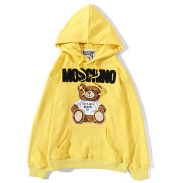 מוסקינו - MOSCHINO HOODIE - Yellow