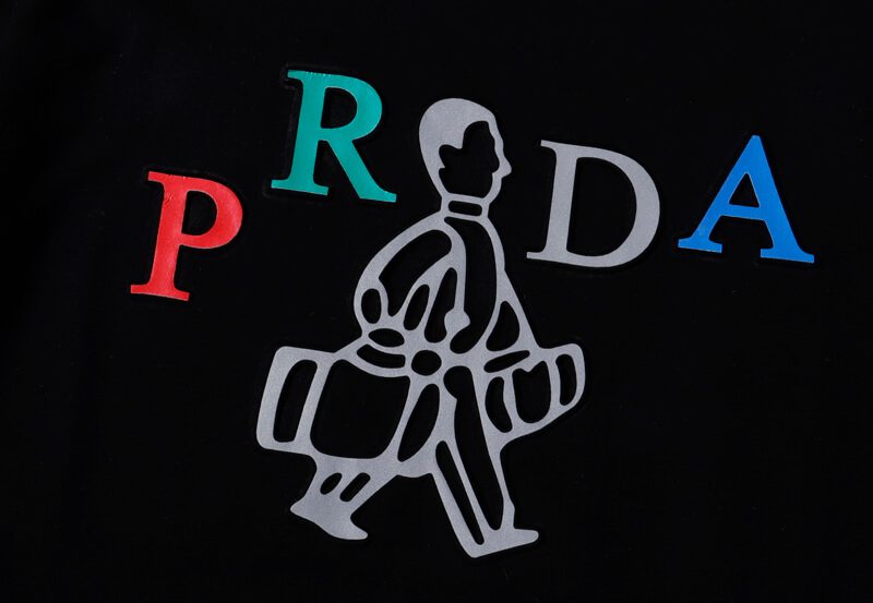 פראדה-PRADA TSHIRT POLO SHORT MEN - Black Mix – תמונה 4