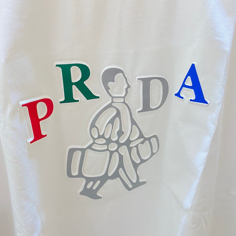 פראדה-PRADA TSHIRT POLO SHORT MEN - White Mix – תמונה 4