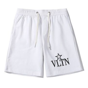 ולנטינו-VALENTINO SHORT PANT - White & Black