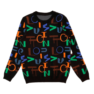 Louis Vuitton-לואי ויטון Sweter - Black Mix