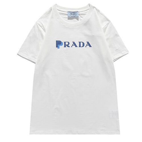 פראדה-PRADA TSHIRT POLO SHORT MEN - White