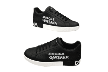 דולצ'ה וגבאנה-D&G Shoes - Black & White