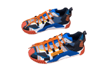 דולצ'ה וגבאנה-D&G Shoes -Blue Black & ORG