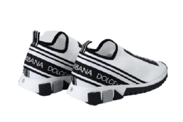 דולצ'ה וגבאנה-D&G Shoes - White Black & Gray