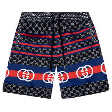 גוצ'י - GUCCI Short - Black Red & White