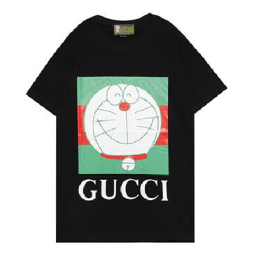 גוצ'י - GUCCI Tshirt - Black Green & White
