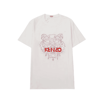 קנזו - KENZO Tshirts for men - White & Red