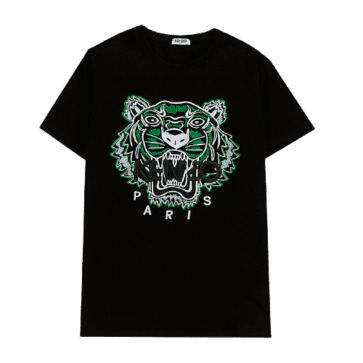 קנזו - KENZO Tshirts for men - Black White & Green