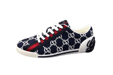 גוצ'י - GUCCI Shoe - Black White & Red