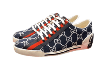 גוצ'י - GUCCI Shoe - Navy Blue & Red