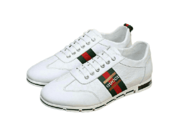 גוצ'י - GUCCI Shoe - White Green & Red