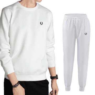 פרד פרי-FRED PERRY LONG SUITS WHITE