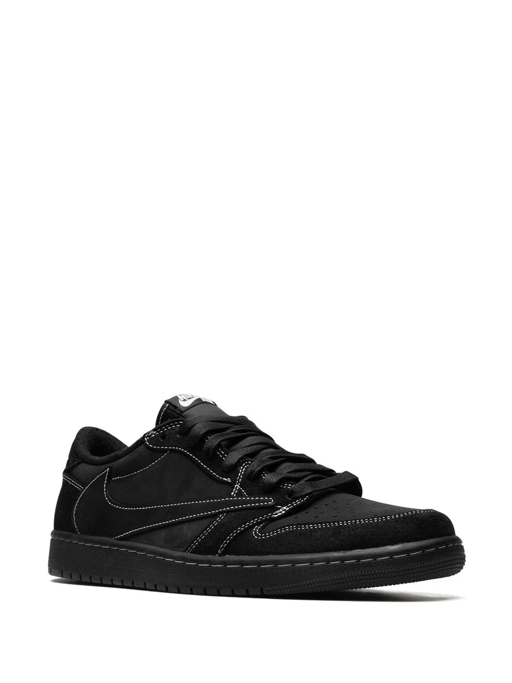 נעלי נייק-NIKE AIR JORDAN 1 LOW - BLACK Travis Scott – תמונה 2