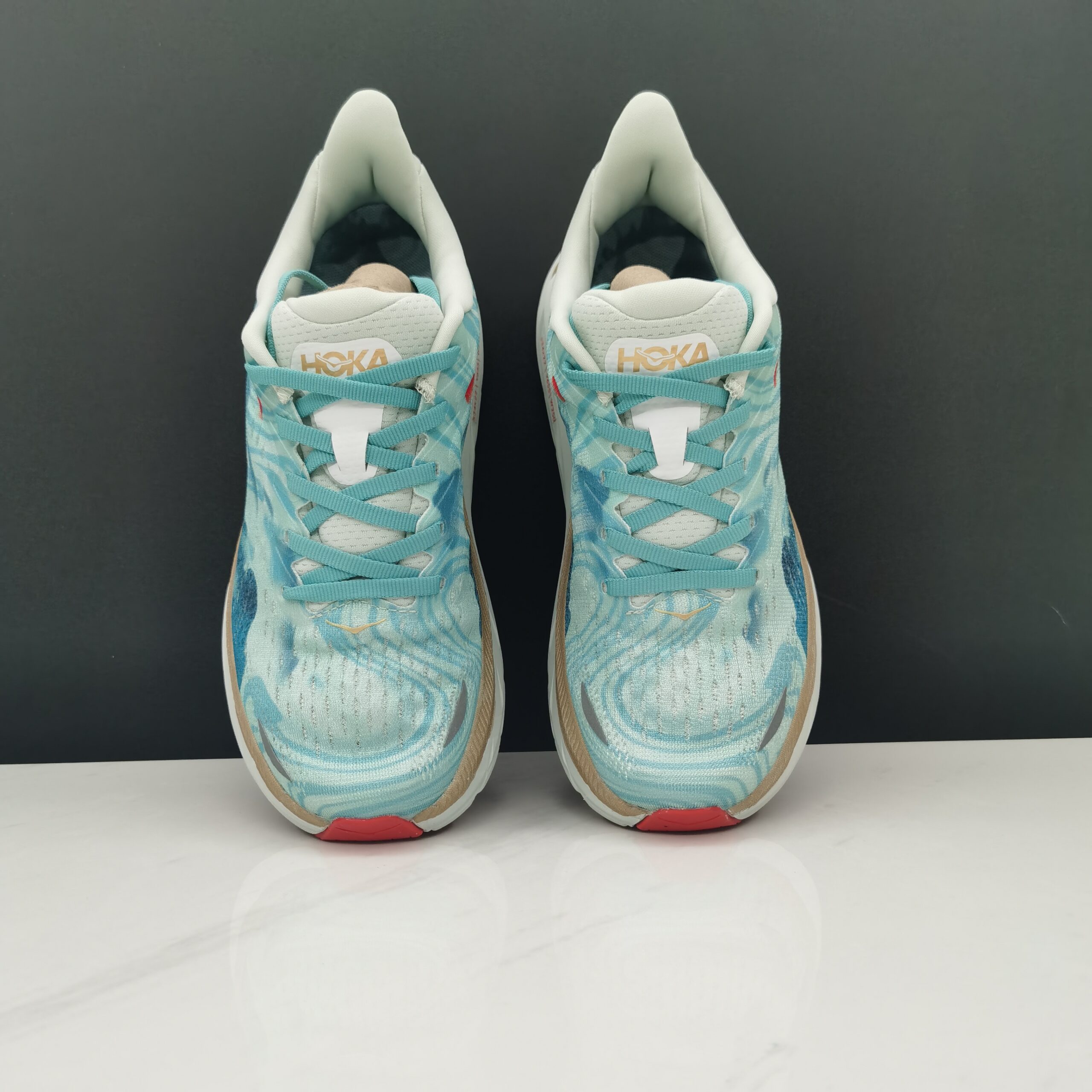 נעלי הוקה-HOKA ONE ONE Clifton 8 Grey Blue – תמונה 7