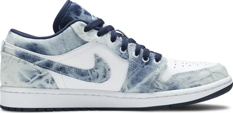נייק ג'ורדן -NIKE AIR JORDAN 1 LOW - Se washed Denim