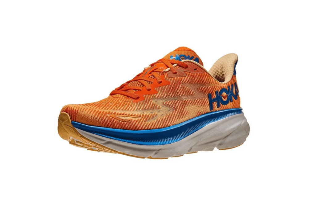 נעלי הוקה-HOKA ONE ONE Clifton 9 White ange – תמונה 3