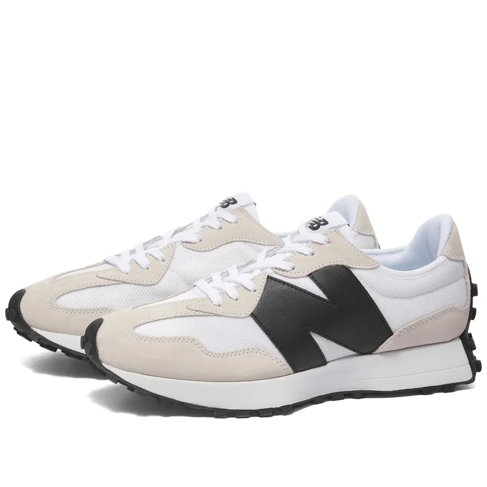 סניקרס ניו באלאנס NEW BALANCE 327 WHITE BLACK – תמונה 2