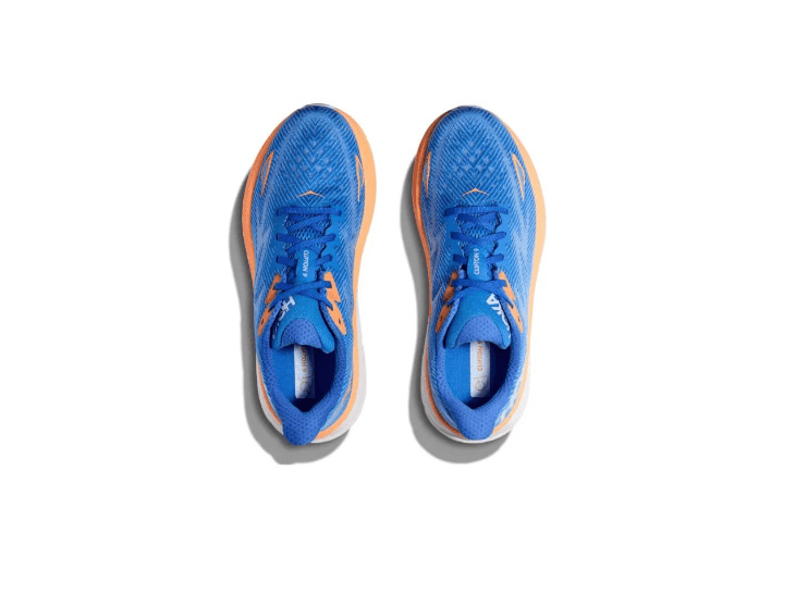 נעלי הוקה-HOKA ONE ONE Clifton 9 White Blue – תמונה 4