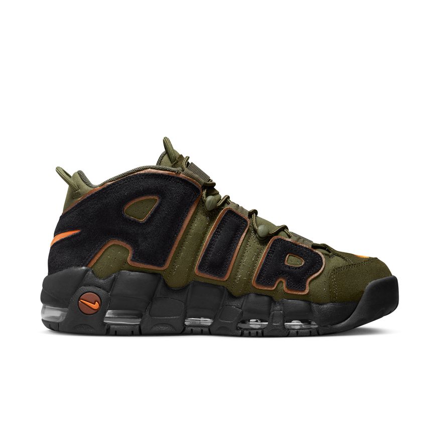 נייק אפטמפו סניקרס לגברים NIKE AIR MORE UPTEMPO '96 OLIVE BLACK
