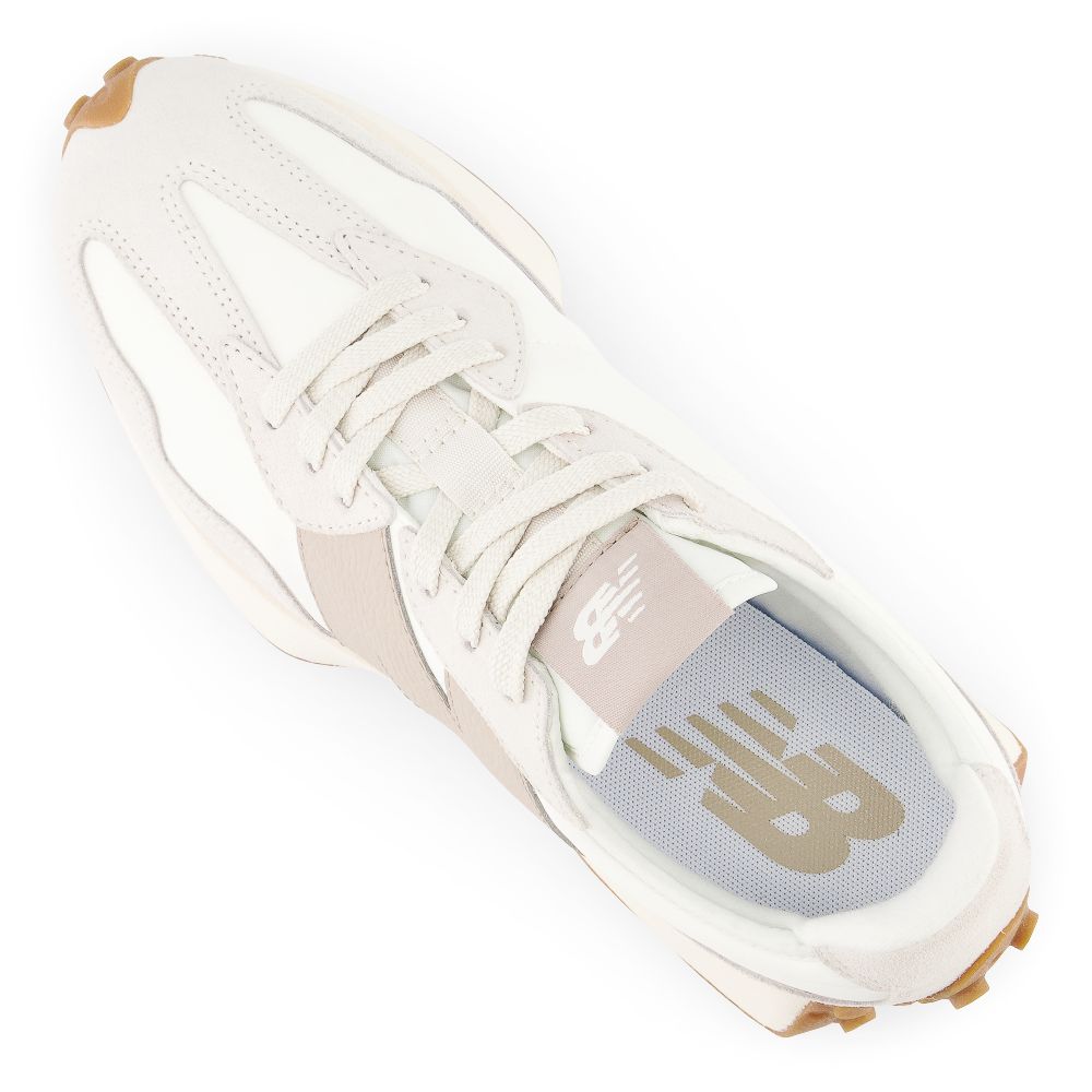 סניקרס ניו באלאנס NEW BALANCE 327 WHITE BROWN – תמונה 5