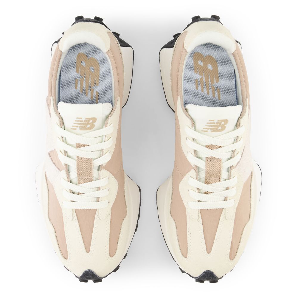 סניקרס ניו באלאנס NEW BALANCE 327 WHITE BROWN – תמונה 3