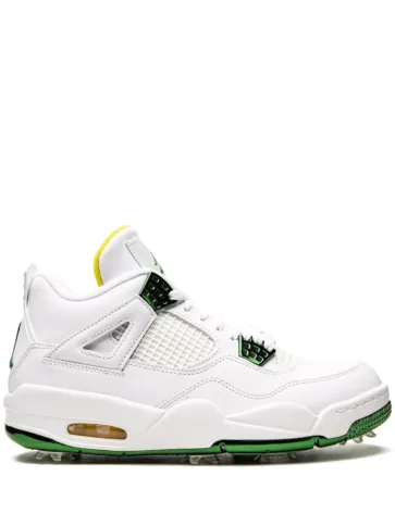 NIKE Air Jordan 4 Retro Golf "Metallic Green" sneakers