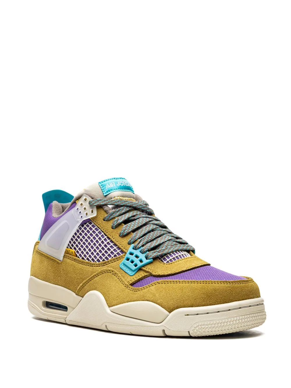 NIKE x Union Air Jordan 4 Retro SP "30Th Anniversary - Desert Moss" sneakers – תמונה 2