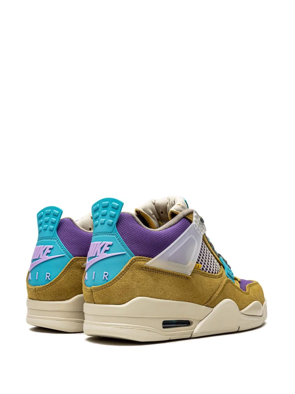 NIKE x Union Air Jordan 4 Retro SP "30Th Anniversary - Desert Moss" sneakers – תמונה 3