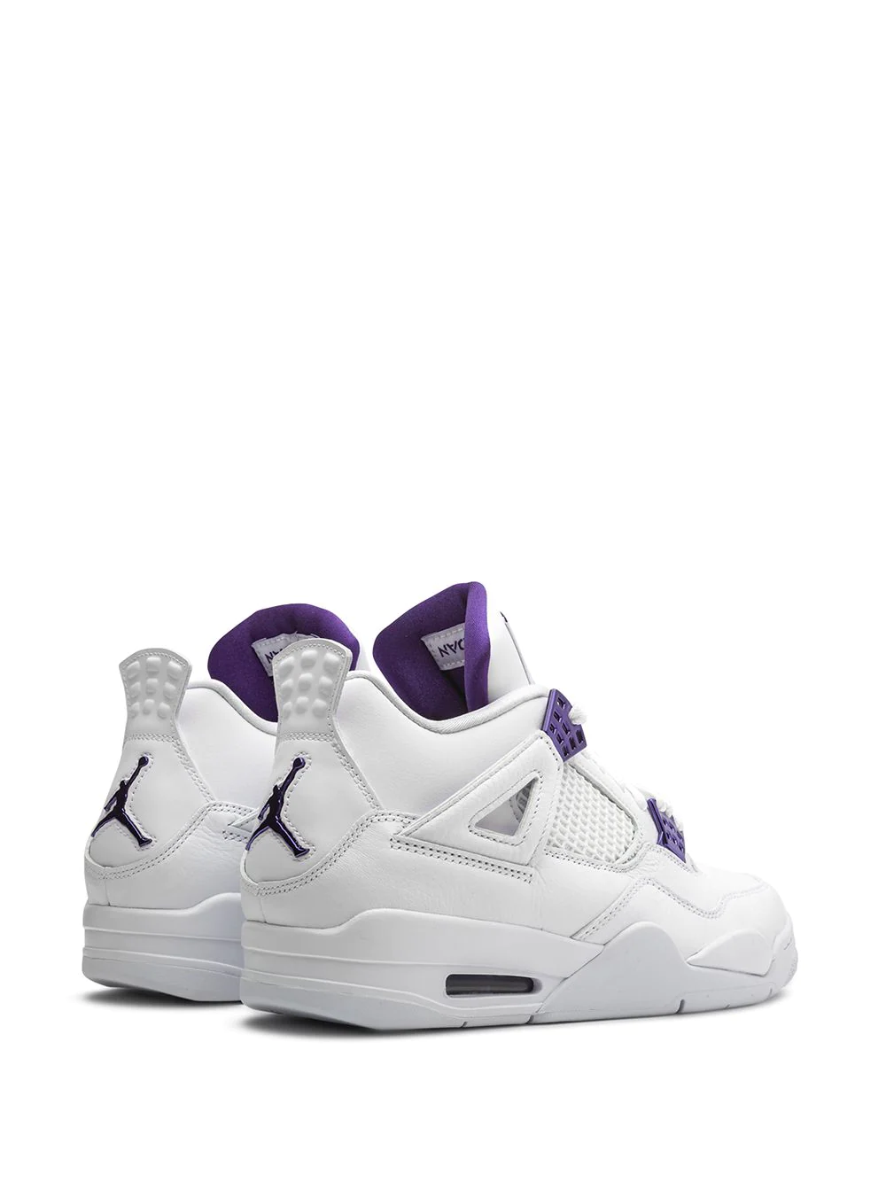 NIKE Air Jordan 4 Retro "Metallic Pack - Purple" sneakers – תמונה 3