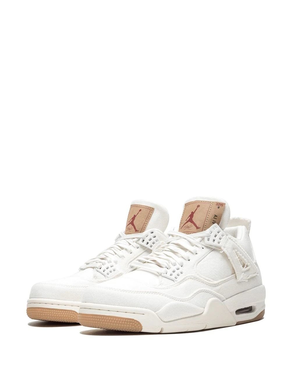 NIKE Air Jordan 4 Retro Levis NRG white denim – תמונה 2