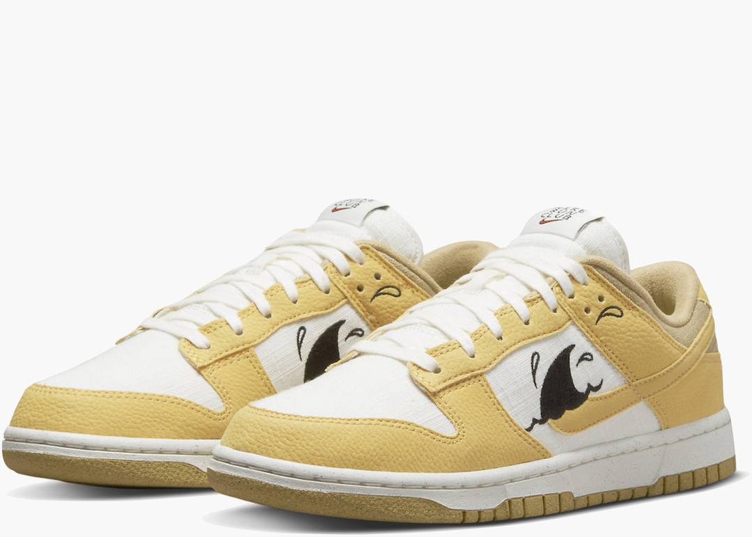 NIKE Dunk Low Retro Sun Club Wheat Grass ange – תמונה 2