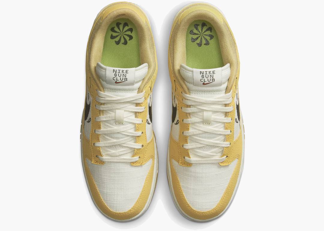 NIKE Dunk Low Retro Sun Club Wheat Grass ange – תמונה 3