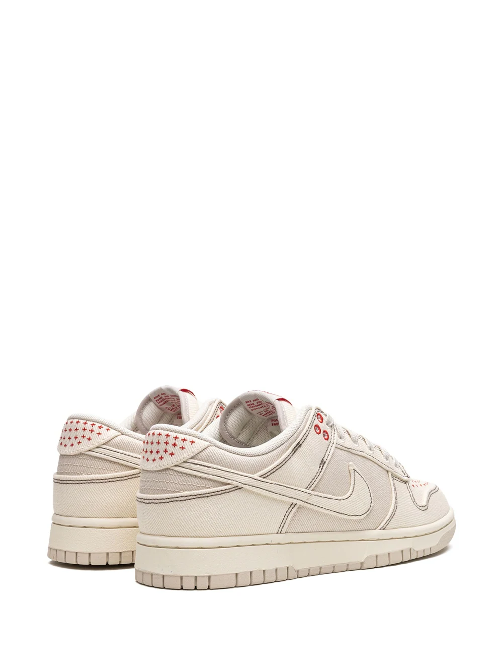 NIKE Dunk Low Shashiko "Light ewood Brown" sneakers – תמונה 3
