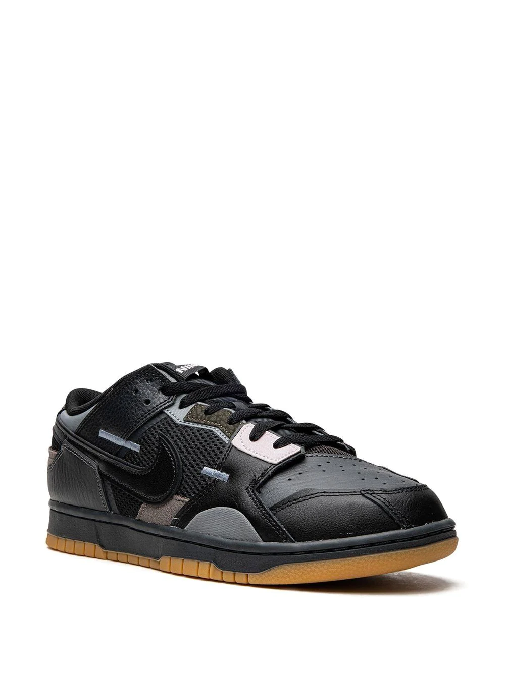 NIKE Dunk Low Scrap "Black/Gum" sneakers – תמונה 2