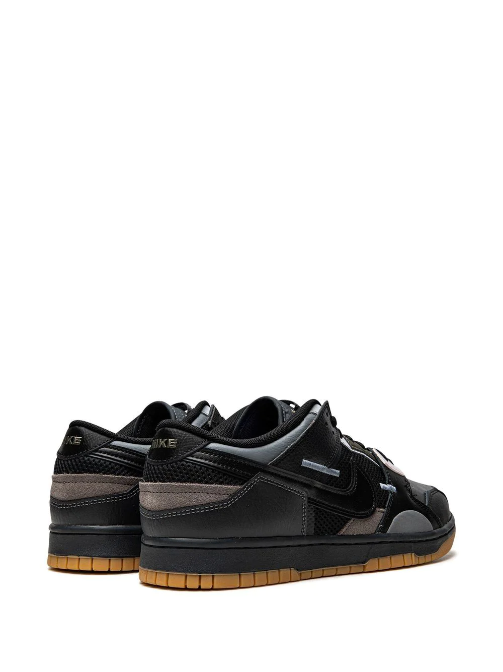 NIKE Dunk Low Scrap "Black/Gum" sneakers – תמונה 3