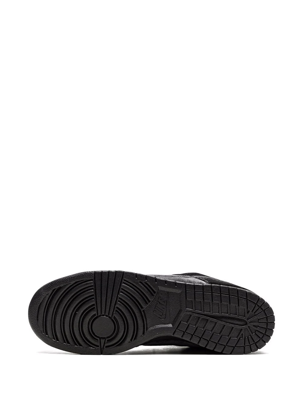 NIKE x Dover Street Market Dunk Low "Triple Black Velvet" sneakers – תמונה 4