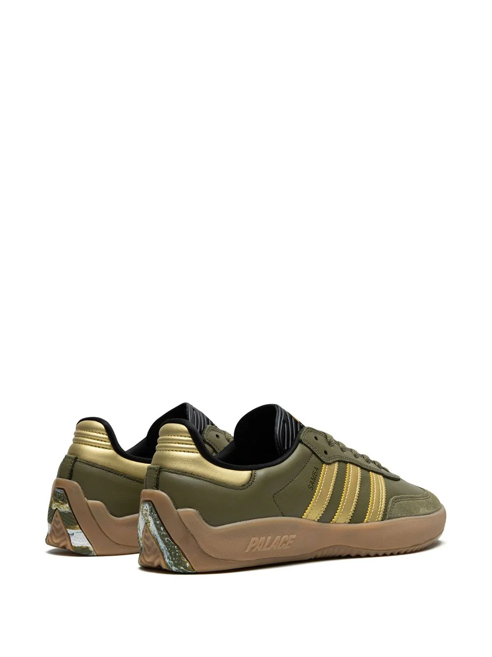 נעלי אדידס סמבה- x Palace Puig Samba "Olive Gold" sneakers – תמונה 3