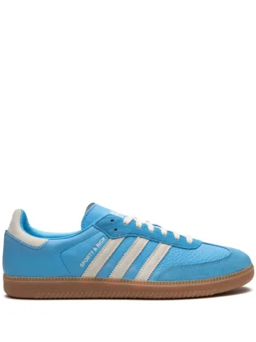 נעלי אדידס סמבה- x Sporty & Rich Samba "Blue Rush" sneakers