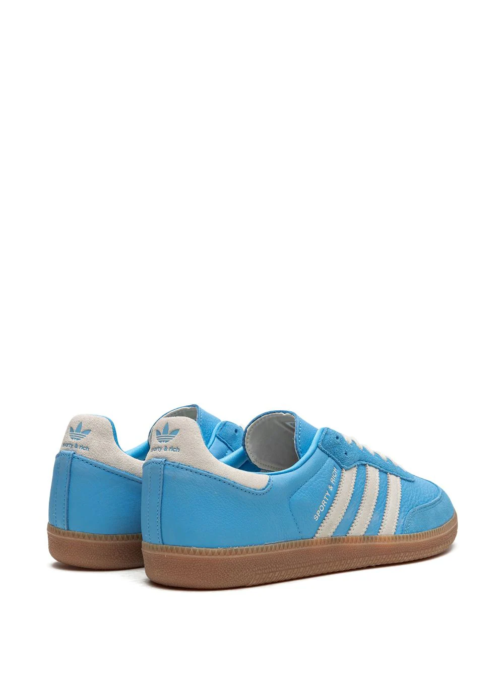נעלי אדידס סמבה- x Sporty & Rich Samba "Blue Rush" sneakers – תמונה 3
