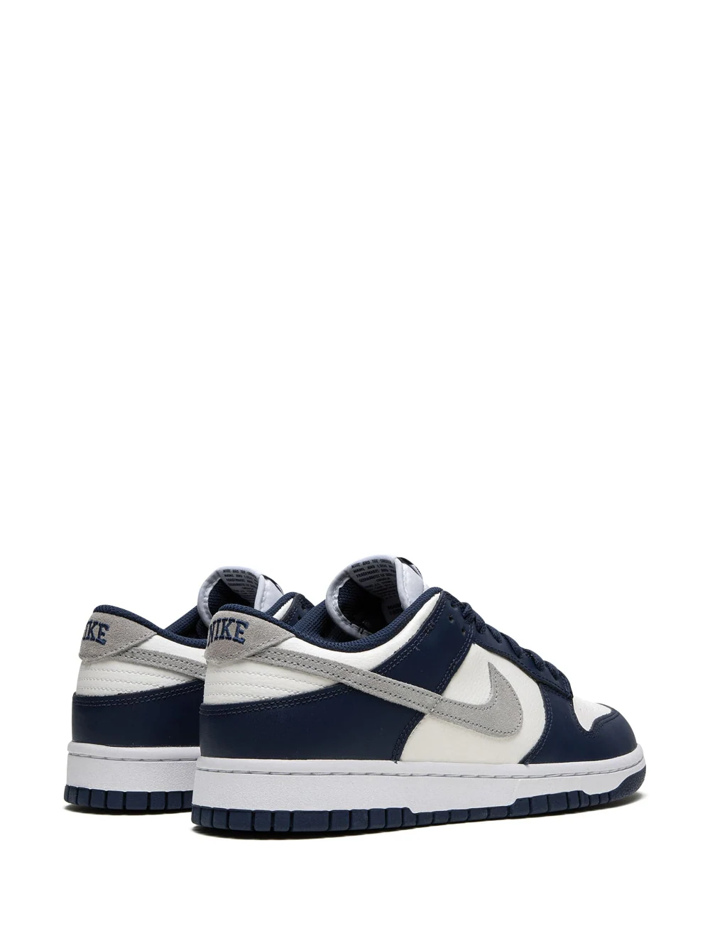 NIKE Dunk Low "Midnight Navy/Lt Smoke Grey" sneakers – תמונה 3