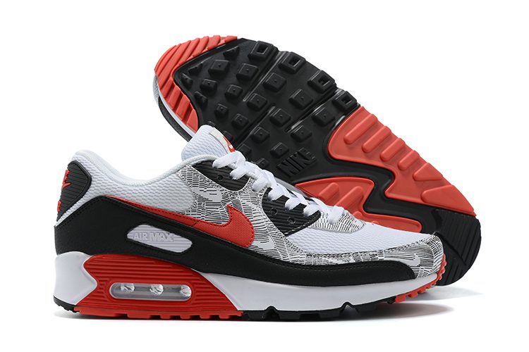 NIKE AIR MAX 90 NEW STYLE MIX WHITE AND RED – תמונה 3