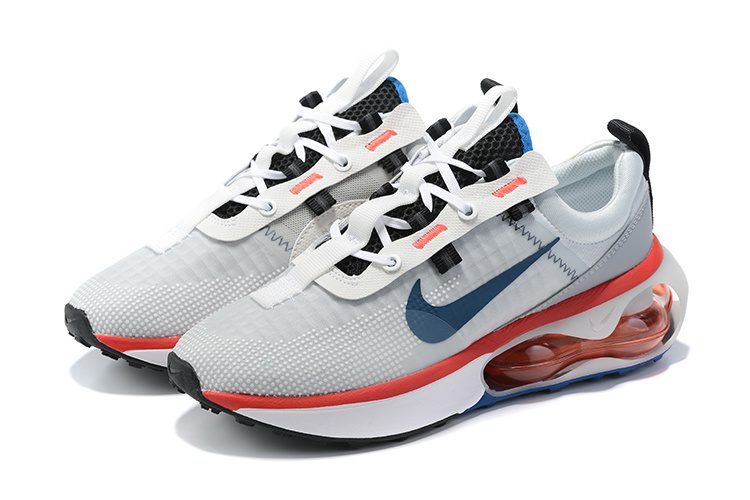 Nike AIR MAX 2021 'WHITE SOLAR RED BLUE' – תמונה 3