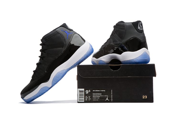 NIKE Air Jordan 11 Retro Space Jam 2016 Release Grey Black White Purple – תמונה 4