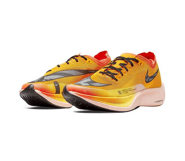 Nike ZoomX Vaporfly Next% 2 Shoes Gold Black Pollen DO2408 Men's מידה 13 NO LID – תמונה 2