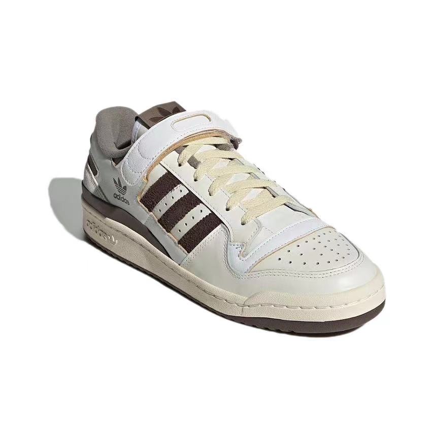 אדידס פורום - ADIDAS FORUM Low Off White Brown SNEAKERS – תמונה 3