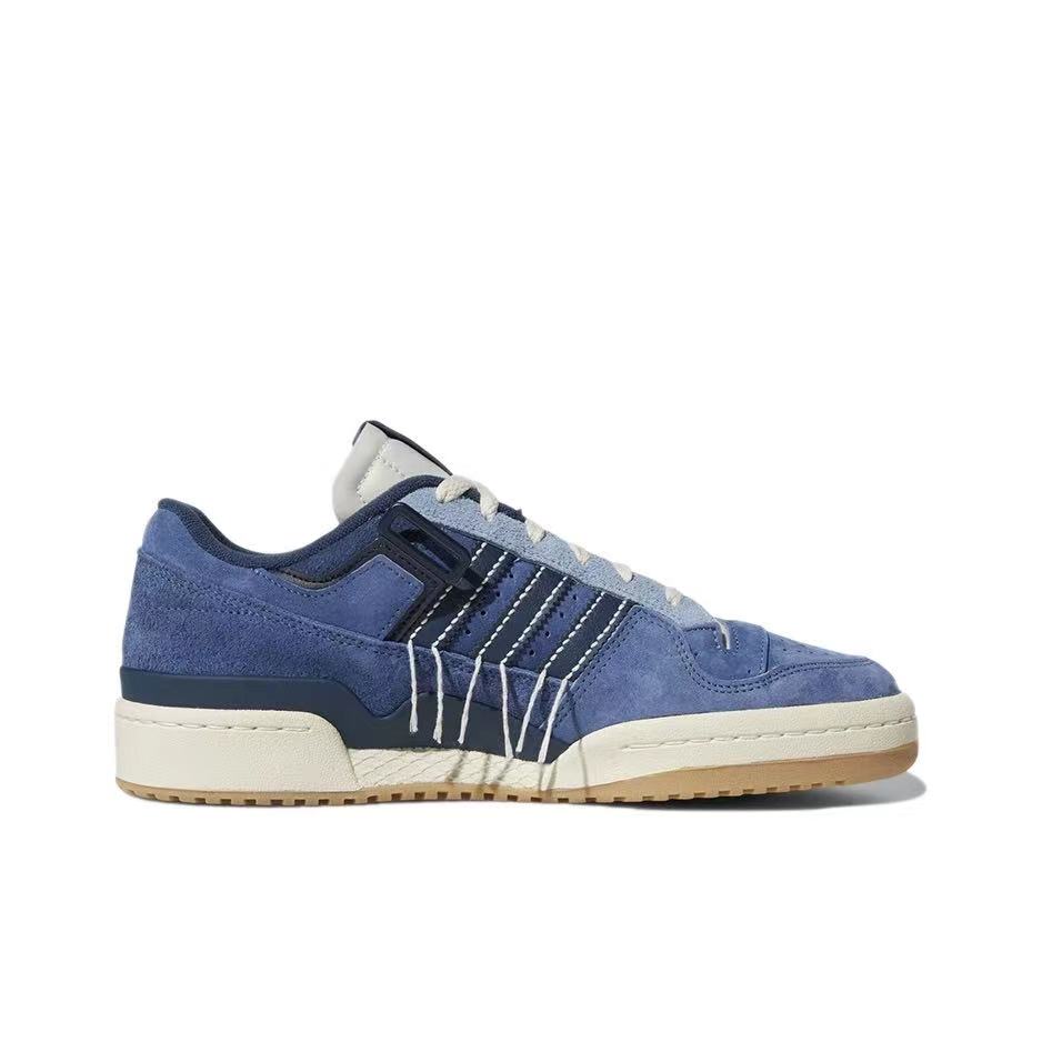 אדידס פורום - ADIDAS FORUM Low Navy Blue SNEAKERS – תמונה 5
